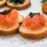 Crostini, Tomato, Pesto